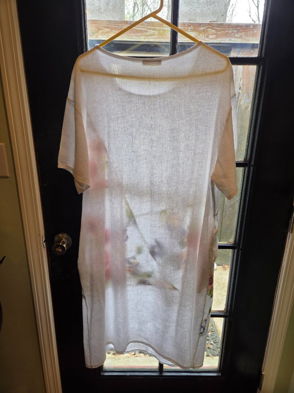 Womens 100%  Italian Linen Dress - Picture 3 of 3